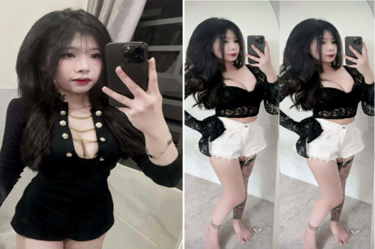 Gái chất chơi xăm hình mê doggy